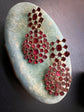 QUEEN ANNE EARLY 18TH CENTURY GARNET EARRINGS