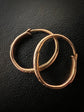 GEORGIAN OUROBOROS SNAKE HOOPS