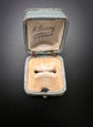 FRENCH VELVET & SILK RING BOX