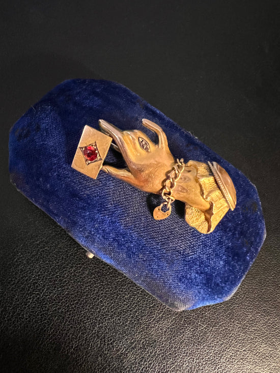 ANTIQUE HAND BROOCH