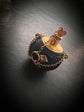 GEORGIAN CARVED NUT SCENT BOTTLE