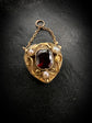 EARLY VICTORIAN 15CT HEART PENDANT