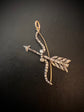 GEORGIAN DIAMOND BOW & ARROW PENDANT