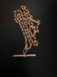ANTIQUE 9CT GOLD T-BAR