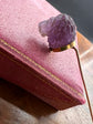 VICTORIAN CARVED AMETHYST LION STICKPIN