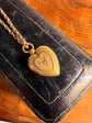 GEORGIAN REGENCY 18CT GOLD HEART PENDANT