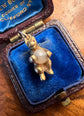 VICTORIAN 15CT GOLD BEAR PENDANT