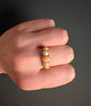 VICTORIAN PEARL & CORAL RING