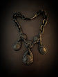 VICTORIAN WHITBY JET CAMEO NECKLACE