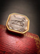 GEORGIAN FOX ROCK CRYSTAL & HIGH CARAT GOLD FOB