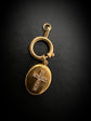 ANTIQUE 18CT GOLD BOLT RING CLASP