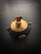 GEORGIAN CARVED NUT SCENT BOTTLE