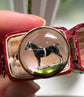 VICTORIAN ESSEX CRYSTAL HORSE RING