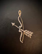 GEORGIAN DIAMOND BOW & ARROW PENDANT