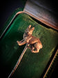 VICTORIAN 15CT GOLD BUNNY STICKPIN