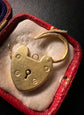 VICTORIAN 18CT GOLD HEART PADLOCK