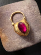 VICTORIAN HIGH CARAT HEART PADLOCK