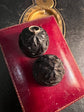 GEORGIAN CARVED NUT EGG PENDANT