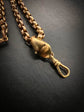 VICTORIAN GILT METAL SNAKE BAIL