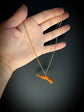 19TH CENTURY CORAL DOG WATCH KEY PENDANT