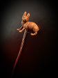 VICTORIAN 15CT GOLD BUNNY STICKPIN