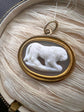 GEORGIAN CAMEO LION PENDANT