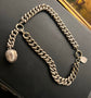 VICTORIAN SILVER WALNUT CHAIN