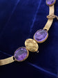 VICTORIAN 15CT GOLD & AMETHYST COLLAR