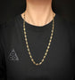 EARLY 19TH CENTURY SWISS BLACK ENAMEL CHAIN