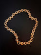 VICTORIAN 15CT GOLD STAR CUT OUT COLLAR NECKLACE