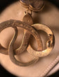 GEORGIAN ENAMEL SNAKE MOURNING BROOCH