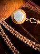 ETRUSCAN REVIVAL TURQUOISE BOMBE PENDANT