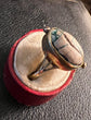EDWARDIAN HARD STONE SCARAB RING