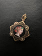 ENAMEL PORTRAIT PENDANT