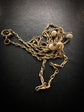 EDWARDIAN PEARL & 9CT GOLD CHAIN