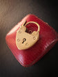 VICTORIAN 18CT GOLD HEART PADLOCK