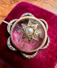 VICTORIAN ROCK CRYSTAL & DIAMOND PENDANT