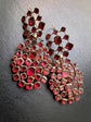 QUEEN ANNE EARLY 18TH CENTURY GARNET EARRINGS