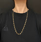 EARLY 19TH CENTURY SWISS BLACK ENAMEL CHAIN
