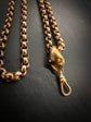 VICTORIAN GILT METAL SNAKE BAIL