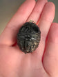 GEORGIAN CARVED NUT EGG PENDANT