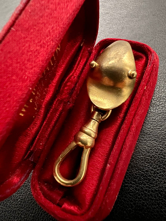 VICTORIAN GILT METAL SNAKE BAIL