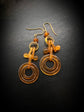 VICTORIAN BLONDE TORTOISE SHELL EARRINGS