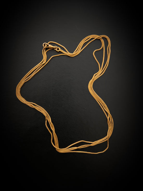EARLY 19TH CENTURY FIRST EMPIRE FRENCH 18CT CHAIN