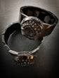 PAIR OF VICTORIAN WHITBY JET BANGLES