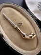 VICTORIAN HORSE LEG WATCH KEY PENDANT