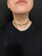 VICTORIAN 9CT GOLD CHAIN WITH TURQUOISE SLIDER