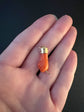 ANTIQUE CORAL HAND PENDANT