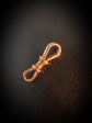 VICTORIAN 9CT GOLD DOUBLE DOGCLIP