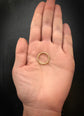 GEORGIAN OUROBOROS SNAKE 15CT GOLD SPLIT RING